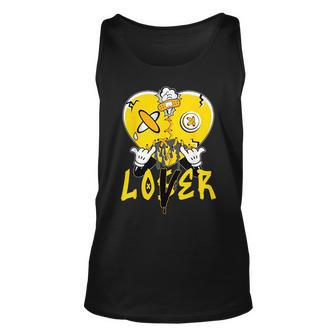 Racer Yellow 5S To Match Loser Lover Heart 5 Racer Blue Unisex Tank Top - Seseable