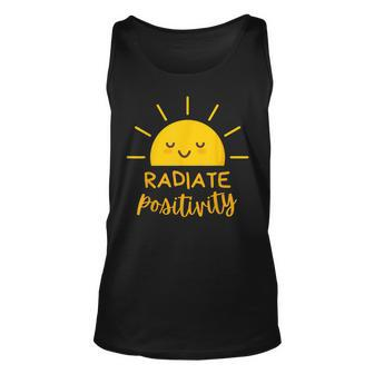 Radiate Positivity Happy Sun Kindness Tank Top | Mazezy