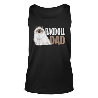 Ragdoll Cat Dad Funny Cat Owner Lovers Unisex Tank Top | Mazezy