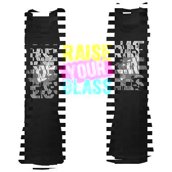 Raise Your Glass Unisex Tank Top | Mazezy