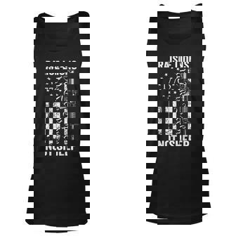 Raise Lions Ar15 Gun Not Sheep Pro Guns Ar15 Usa On Back Unisex Tank Top | Mazezy