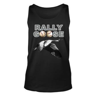 Rally Goose Lucky Baseball Comeback Unisex Tank Top | Mazezy
