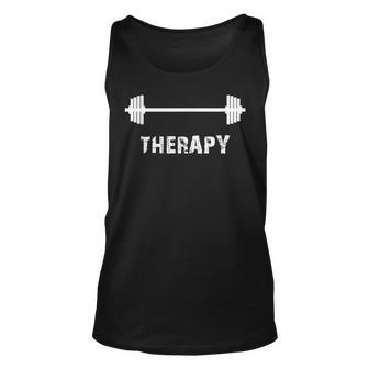 Therapy Dumbell Weightlifting Weightlifting Tank Top | Mazezy