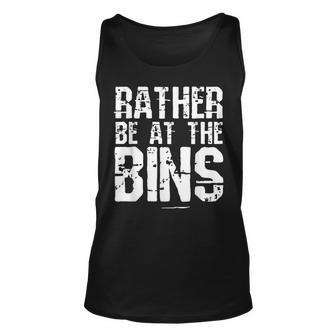 Rather Be At The Bins Treasure Junk Thrift Store Hunting Unisex Tank Top - Thegiftio UK