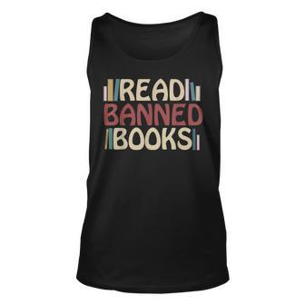 Read Banned Books Book Lover Literary Social Justice Tank Top - Seseable