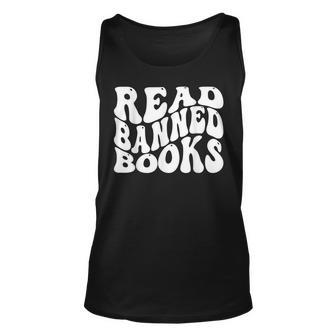 Read Banned Books Reading Librarian Reading Tank Top | Mazezy UK