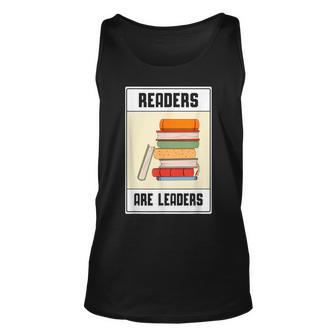 Readers Gonna Read Pin Gifts - Readers Are Leaders Unisex Tank Top - Seseable