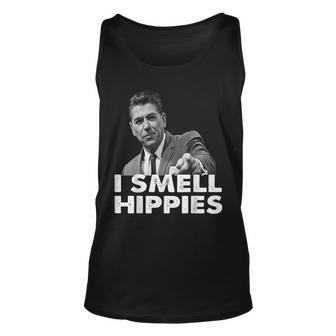 Reagan Ronald Conservative Smell Hippies Merica Tank Top - Monsterry