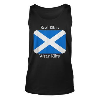 Real Men Wear Kilts Celtic Pride Unisex Tank Top | Mazezy