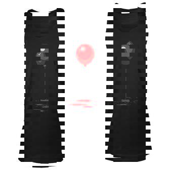 Red Balloon Halloween Costume Scary Movie It-Clown Unisex Tank Top | Mazezy