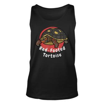 Red-Footed Tortoise Pet Tortoise Tank Top | Mazezy