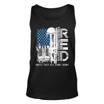 Red Friday Military We Wear Red Support Our Troops Us Flag Tank Top | Mazezy DE