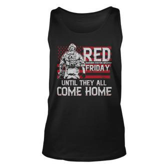 Red Friday Remember Everyone Deployed Every Friday Veterans 246 Unisex Tank Top - Monsterry CA