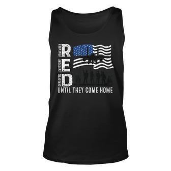Red Friday Remember Everyone Deployed Until Come Unisex Tank Top - Thegiftio