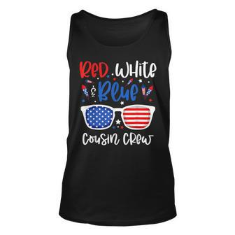 Red White & Blue Cousin Crew 4Th Of July Kids Usa Unisex Tank Top - Thegiftio UK