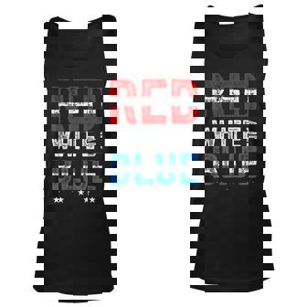 Red White And Blue 4Th Of July Patriotic Usa American Patriotic Tank Top | Mazezy