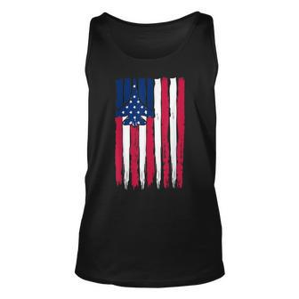 Red White Blue Air Force Flight Aviation American Flag Usa Unisex Tank Top | Mazezy