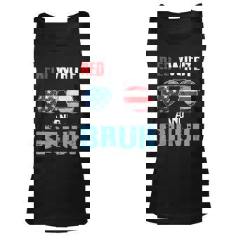 Red White And Bruh 4Th Of July Boys Patriotic Ns Kids Patriotic Tank Top | Mazezy