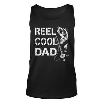 Reel Cool Dad Fishing Daddy Fathers Day Gift Unisex Tank Top | Mazezy DE