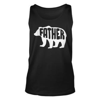 Relationship Bear Fathers Son Day Gift For Mens Unisex Tank Top | Mazezy