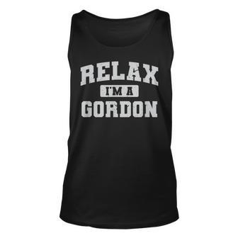 Relax Im A Gordon Reunion Relatives Matching Reunion Tank Top | Mazezy