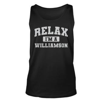 Relax Im A Williamson Reunion Relatives Matching Reunion Tank Top | Mazezy