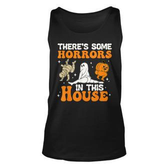 There's Some Horrors In This Halloween House Humor Tank Top - Thegiftio UK