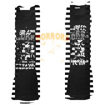 There's Some Horrors In This House Halloween Tank Top - Seseable