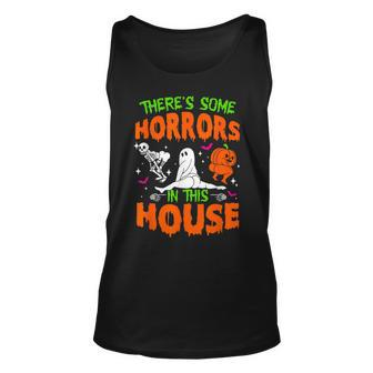 There's Some Horrors In This House Halloween Tank Top - Monsterry
