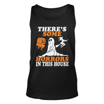 There's Some Horrors In This House Halloween Tank Top - Seseable