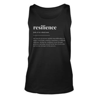 Resilience Definition Dictionary Tank Top - Seseable