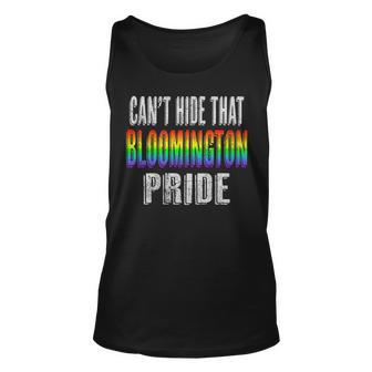 Retro 70S 80S Style Cant Hide That Bloomington Gay Pride Unisex Tank Top | Mazezy