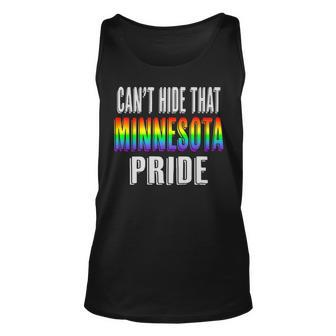 Retro 70S 80S Style Cant Hide That Minnesota Gay Pride Unisex Tank Top | Mazezy