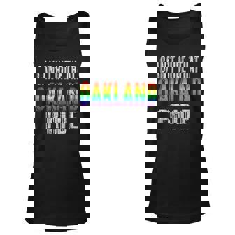 Retro 70S 80S Style Cant Hide That Oakland Pride Unisex Tank Top | Mazezy