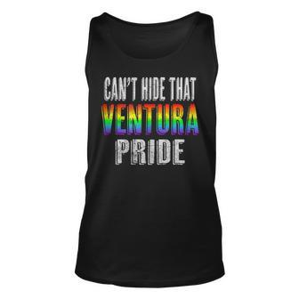 Retro 70S 80S Style Cant Hide That Ventura Gay Pride Unisex Tank Top | Mazezy