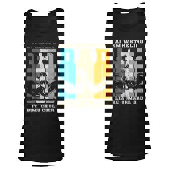 Retro Arm Wrestling Dad Normal Dad But Cooler Armwrestling Unisex Tank Top - Thegiftio UK
