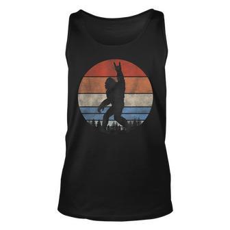 Retro Bigfoot Rock And Roll Bigfoot Bigfoot Tank Top | Seseable UK
