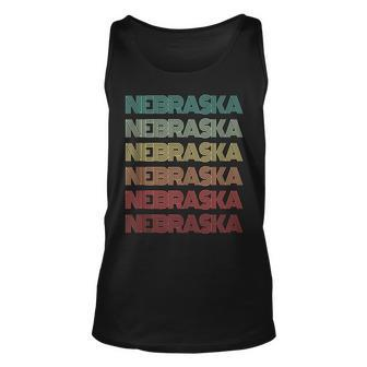 Retro Nebraska Home State Roots Omaha Family Pride Unisex Tank Top | Mazezy