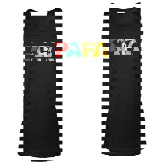 Retro Scuba Dad Funny Papa Scuba Diving Father Unisex Tank Top | Mazezy