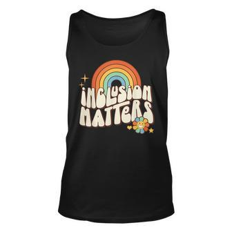 Retro Special Education Inclusion Matters Unisex Tank Top - Monsterry
