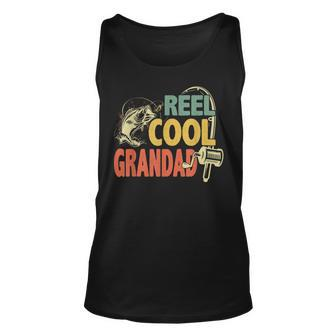 Retro Vintage Reel Cool Grandad Fathers Day For Dad Papa Unisex Tank Top | Mazezy