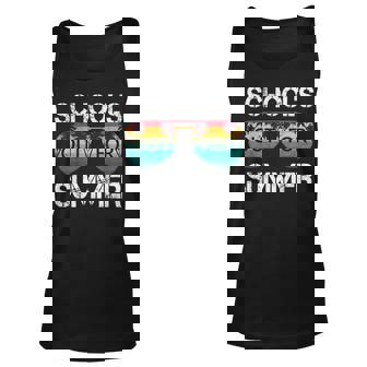 Retro Vintage Style Summer Dress Schools Out For Summer Unisex Tank Top | Mazezy