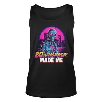 Retro Zombie Vintage Undead 80S Horror Movies Made Me 80S Tank Top | Mazezy