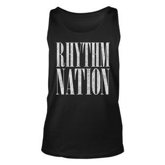 Rhythm Vintage Nation 80S Aesthetic Typography Tank Top - Seseable