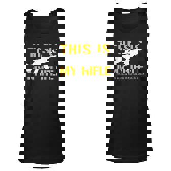 Riflemans Creed This Is My Rifle M4 Ar-15 Car-15 Unisex Tank Top | Mazezy