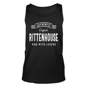 Rittenhouse Name Gift Authentic Rittenhouse Unisex Tank Top - Seseable
