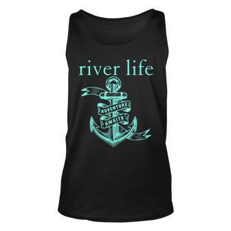 River Boat Life Anchor Cute Southern Mint Camping Attitude Unisex Tank Top | Mazezy