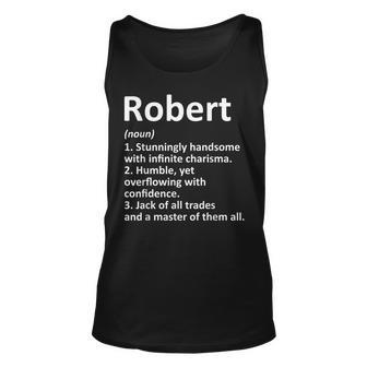 Robert Definition Personalized Name Birthday Idea Tank Top | Mazezy