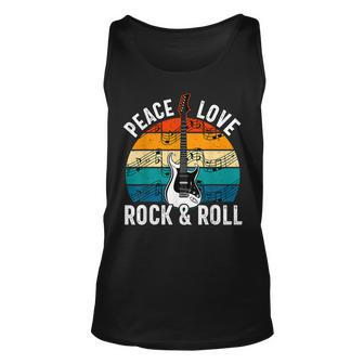 Rock & Roll Rock Music Rock Lover Guitar Player Rock Tank Top - Seseable