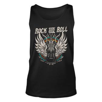 Rock And Roll Guitar Vintage Rock Music Tank Top - Thegiftio UK